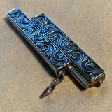 Ornate Sterling Clasp with 11 Holes