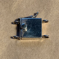 Handmade Sterling Clasp for Double Strand