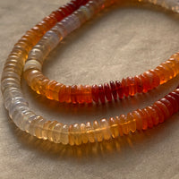 Mexican Fire Opal Rondelles
