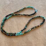 3mm Turquoise Faceted Round Beads