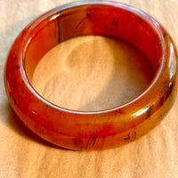 Bakelite Bangle, Amber Color