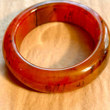 Bakelite Bangle, Amber Color