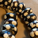 Polkadot Batik Cowbone Beads, Kenya