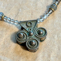 Labradorite & Brass Necklace