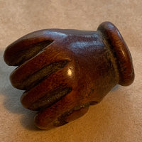 Amazing Carved Wooden Hand, Pipe Bowl