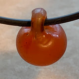 Antique Orange Glass Drop