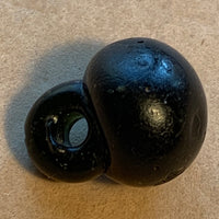 Antique Black Glass Drop