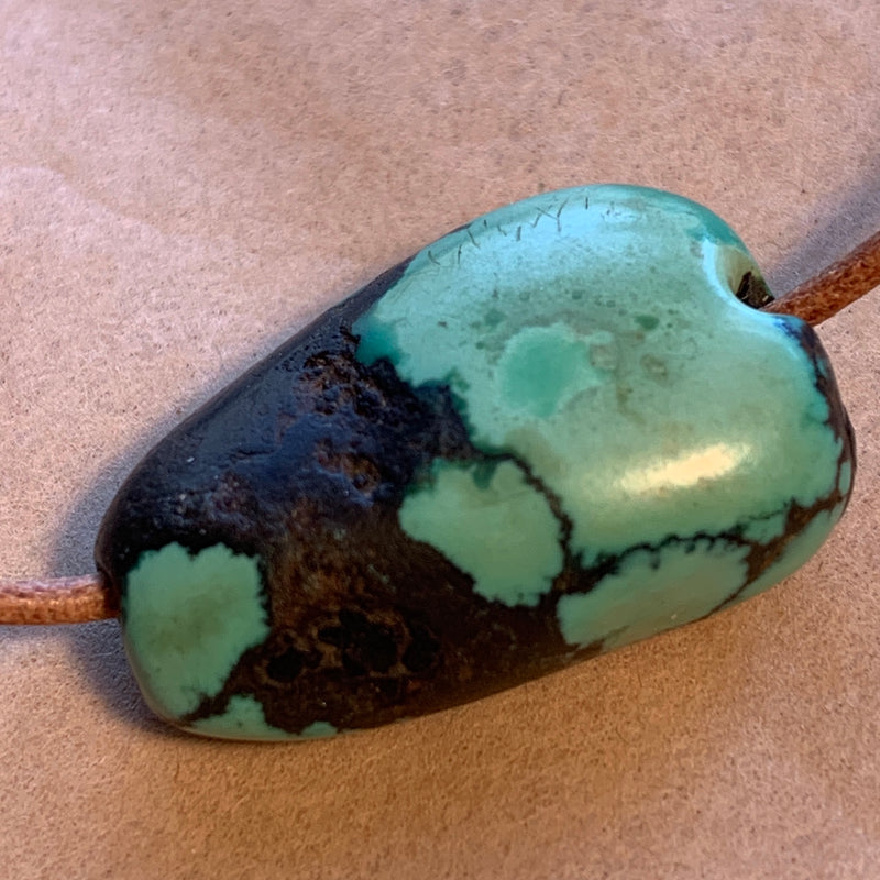 Antique Tibetan Turquoise Bead | Beadparadise.com