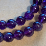8mm Round Amethyst Beads