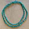 2mm Faceted Turquoise Beads