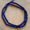 2.5mm Faceted Lapis Beads