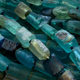 Ancient Roman Glass Rectangular Beads, Afghanistan