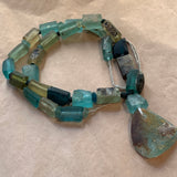 Ancient Roman Glass Rectangular Beads, Afghanistan