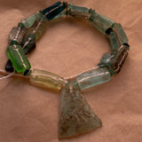 Ancient Roman Glass Rectangular Links, Afghanistan