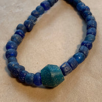 Ancient Denim Blues Tradewinds Glass Beads