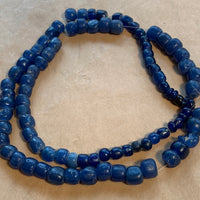 Ancient Denim Blues Tradewinds Glass Beads