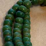 Ancient Green Tradewinds Glass Beads