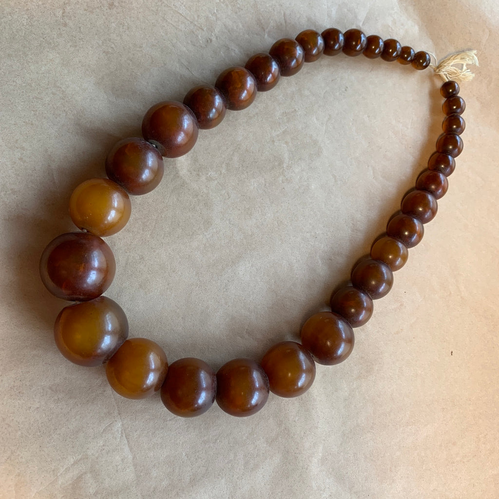 thumbnail image 2 of 12 Vintage Brown AB Acrylic Faceted Nugget Beads – 25x19mm – Jewelry Making 2 of 2