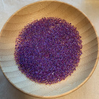 Violet Lined Venetian Seed Beads