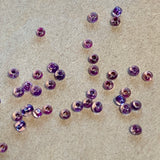 Violet Lined Venetian Seed Beads