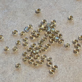 Taupe-Lined Italian Seed Beads