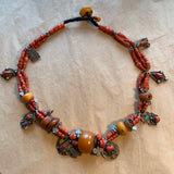 Antique Berber Beads and Pendants Necklace