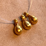 18Kt Gold Teardrop Charms, India