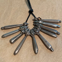Antique India Silver Solid Dangle