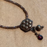 Vintage Silver & Sapphire Necklace