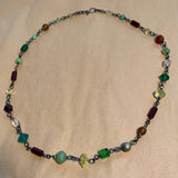 Multi-Color Vaseline Bead Necklace