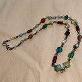 Multi-Color Vaseline Bead Necklace