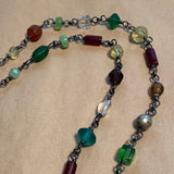 Multi-Color Vaseline Bead Necklace