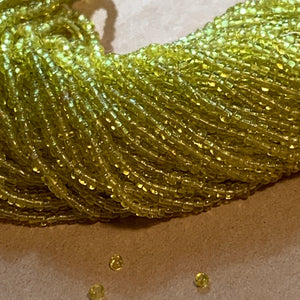 Antique 16º Yellow- Green Seed Beads