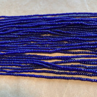 12º Opaque Dark Blue Seed Beads