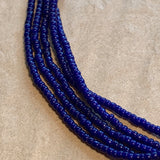 12º Opaque Dark Blue Seed Beads