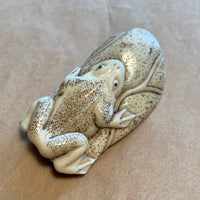 Hippo Ivory, Frog Netsuke