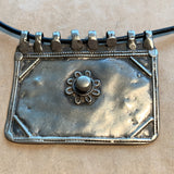 Antique Coin Silver Pendant, India