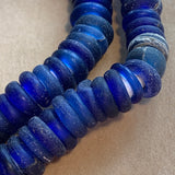 Strand of Antique Cobalt Rings