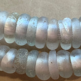 Antique Clear Dogon Donut Beads, 1700s