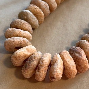 Ancient Beige Stone Beads, Mali