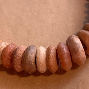 Ancient Quartz and Carnelian Stone Discs