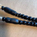 Antique Black Chinese "Padre Beads", 1800's