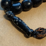 Antique Black Coral Yemen Prayer Beads