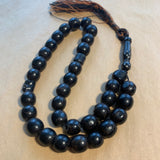 Antique Black Coral Yemen Prayer Beads