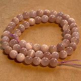 7mm  Kunzite Beads