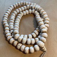 Conch Shell Prayer Beads from Nepal/Tibet