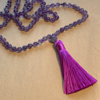 Amethyst Mala with Tassel