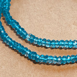 Vibrant Apatite Rondelles