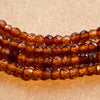 Faceted Hessonite Garnet Rounds