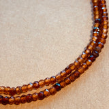 Faceted Hessonite Garnet Rounds